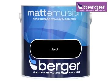 Berger Matt Black 2.5lt