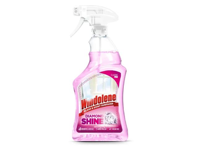 Windolene Diamond Shine Spray Ready To Use Pink 750ml