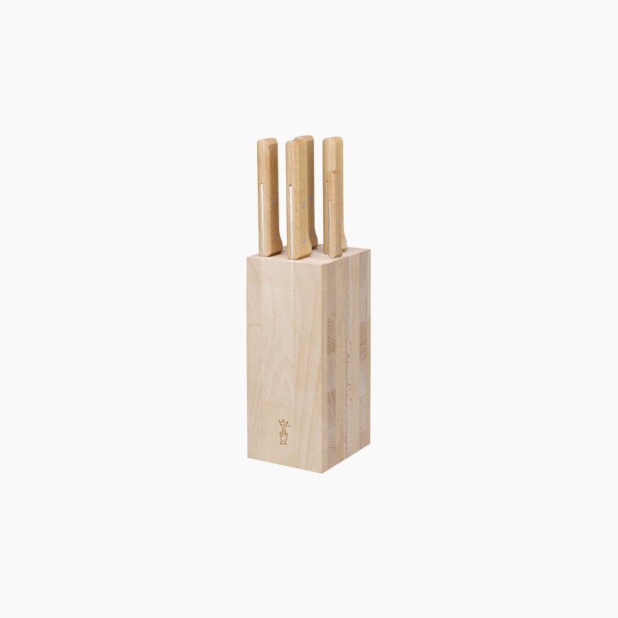 Opinel Parallele 5pc Knife Block